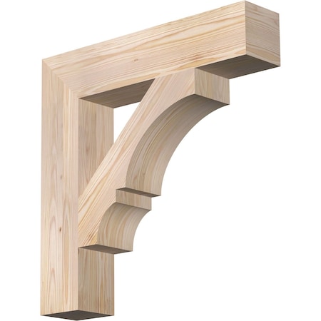 Ekena Millwork Balboa Block Smooth Bracket, Douglas Fir, 5 1/2"W x 28"D x 28"H BKT06X28X28BOA05SDF